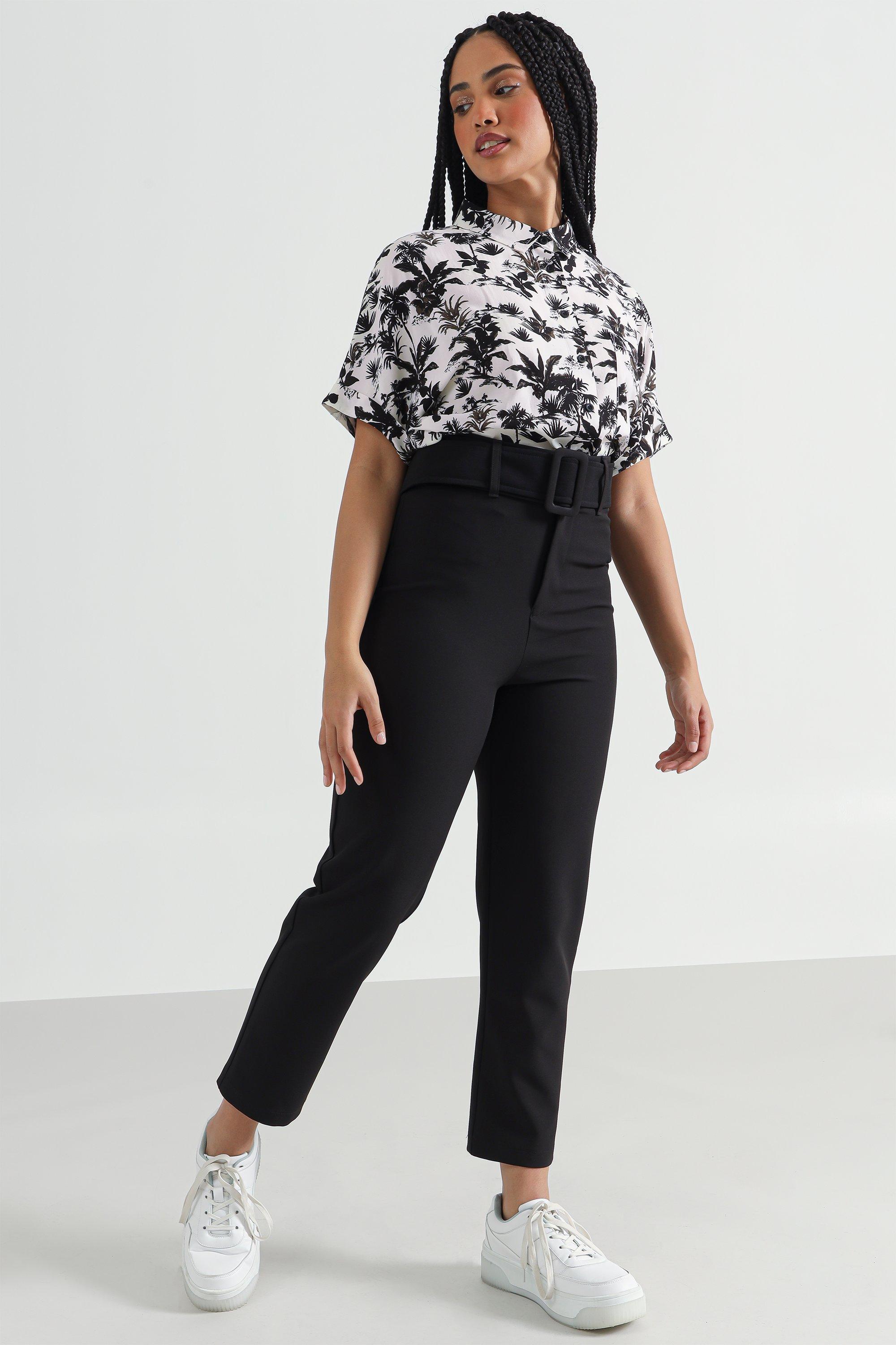 Black formal outlet pant for ladies