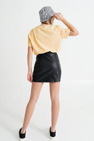 Ruched Mini Skirt
