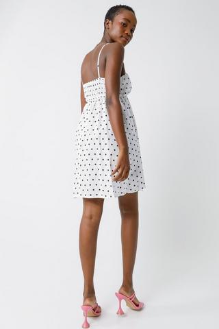 Polka dot hotsell babydoll dress