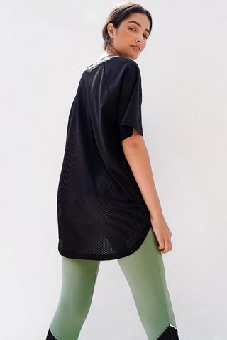 Oversized Mesh Active Top