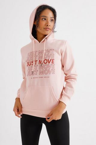 Pink slouchy sport online pullover