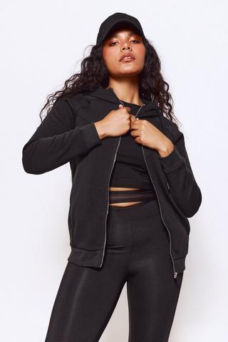 Zip Through Active Hoodie