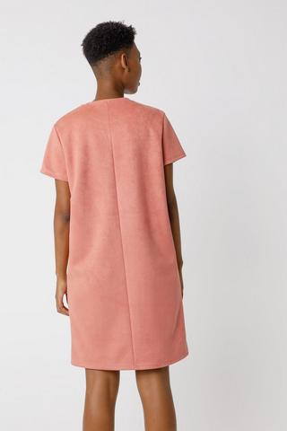 Suede Shift Dress