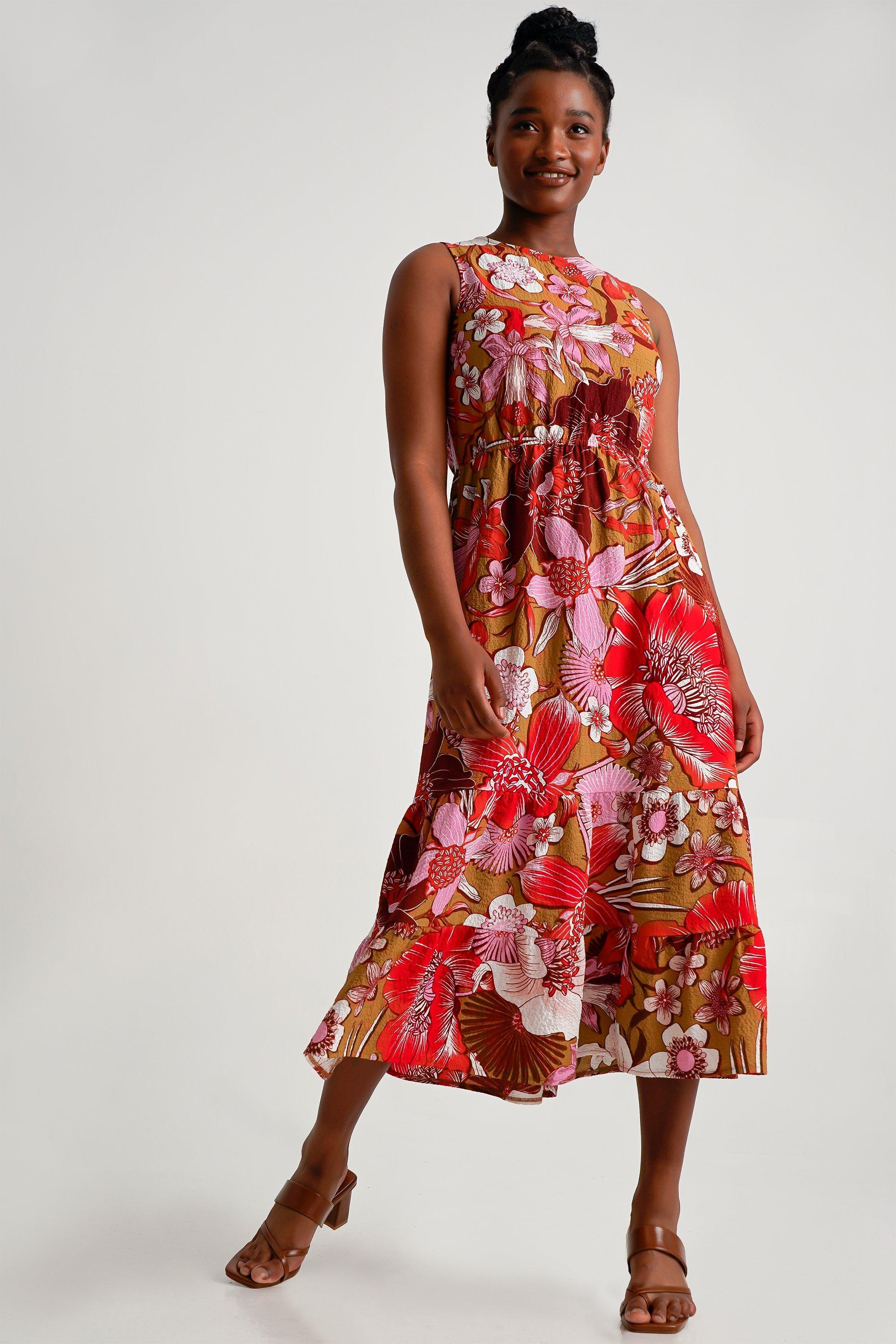 Textured Trapeze Dress