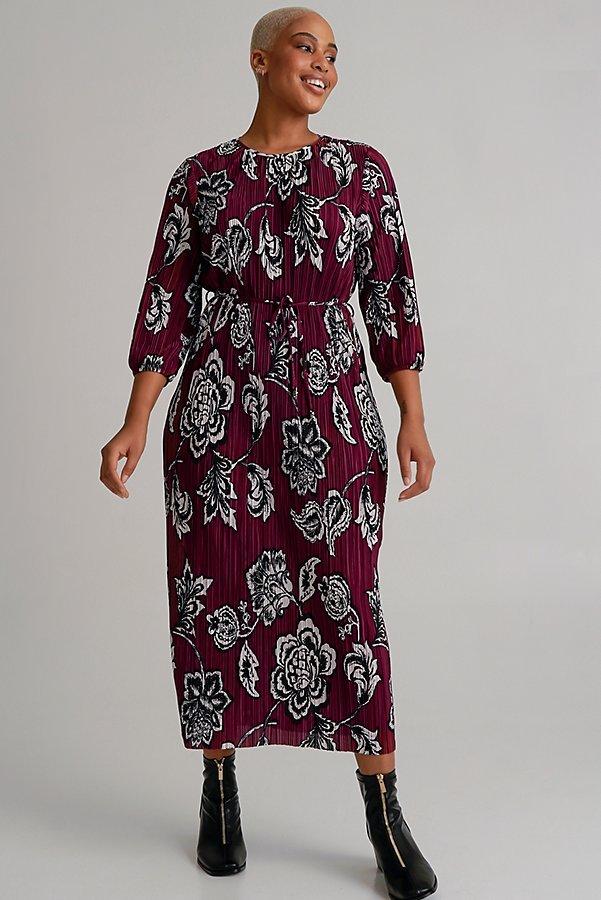 Textured Midi Dress