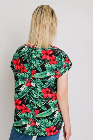 Tropical Boxy Top