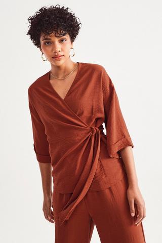 Wrap Tie Top