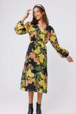 Floral Midi Dress