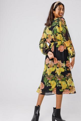 Floral Midi Dress