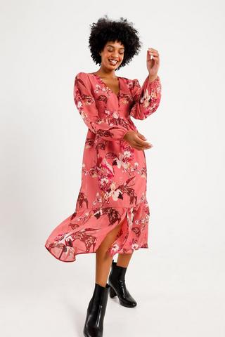 Floral Trapeze Dress