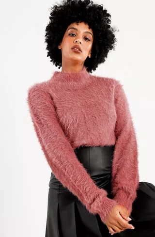 Fluffy Knit Pullover