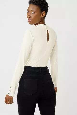 Turtle Neck Fitted Top