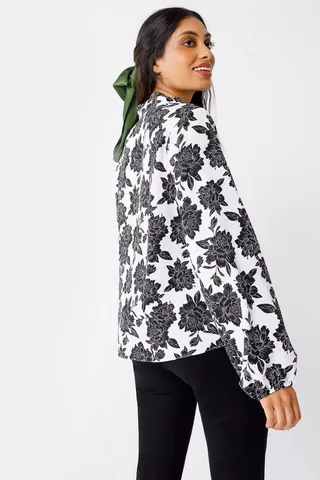 Floral Slouchy Blouse