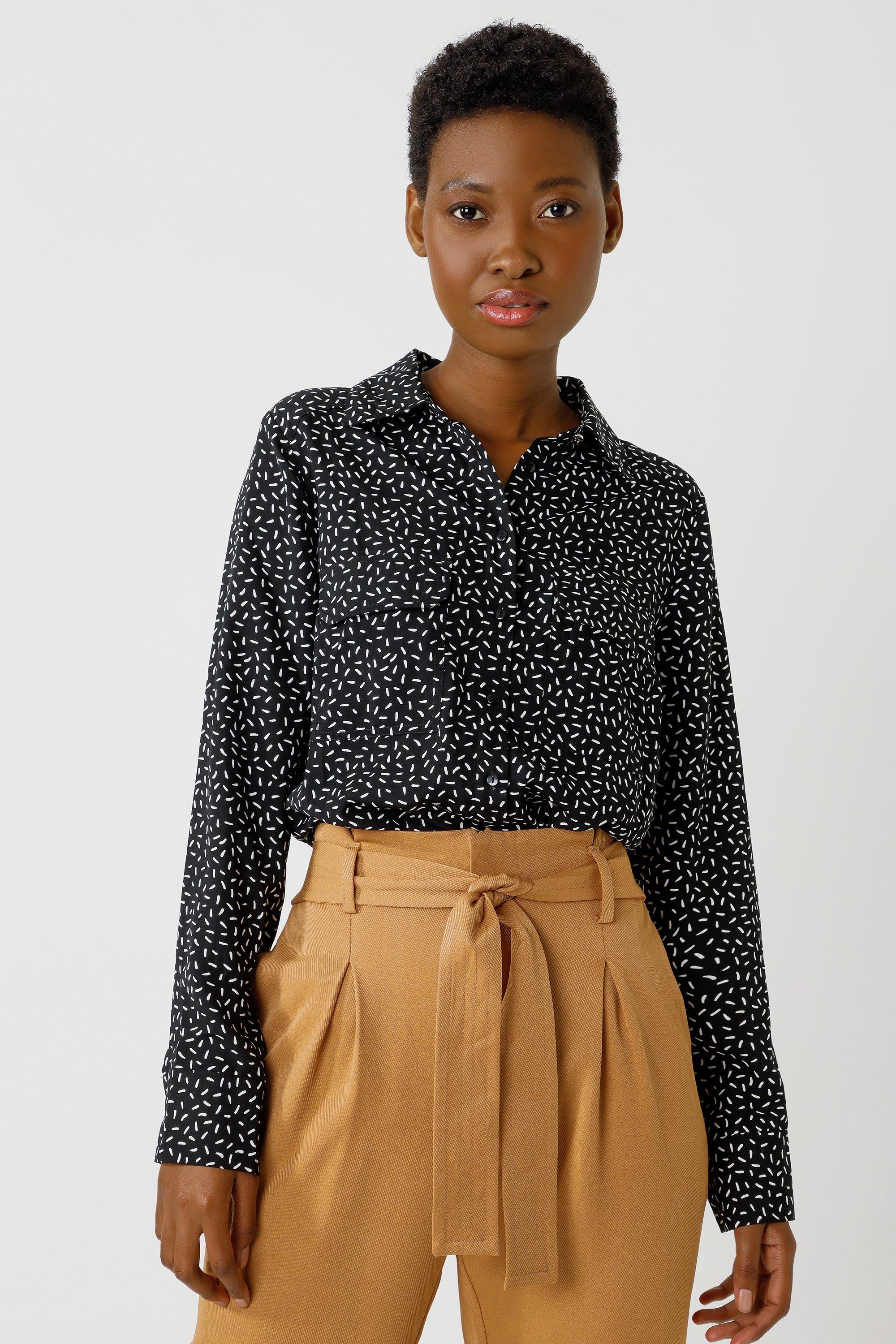 Pattern Slouchy Shirt