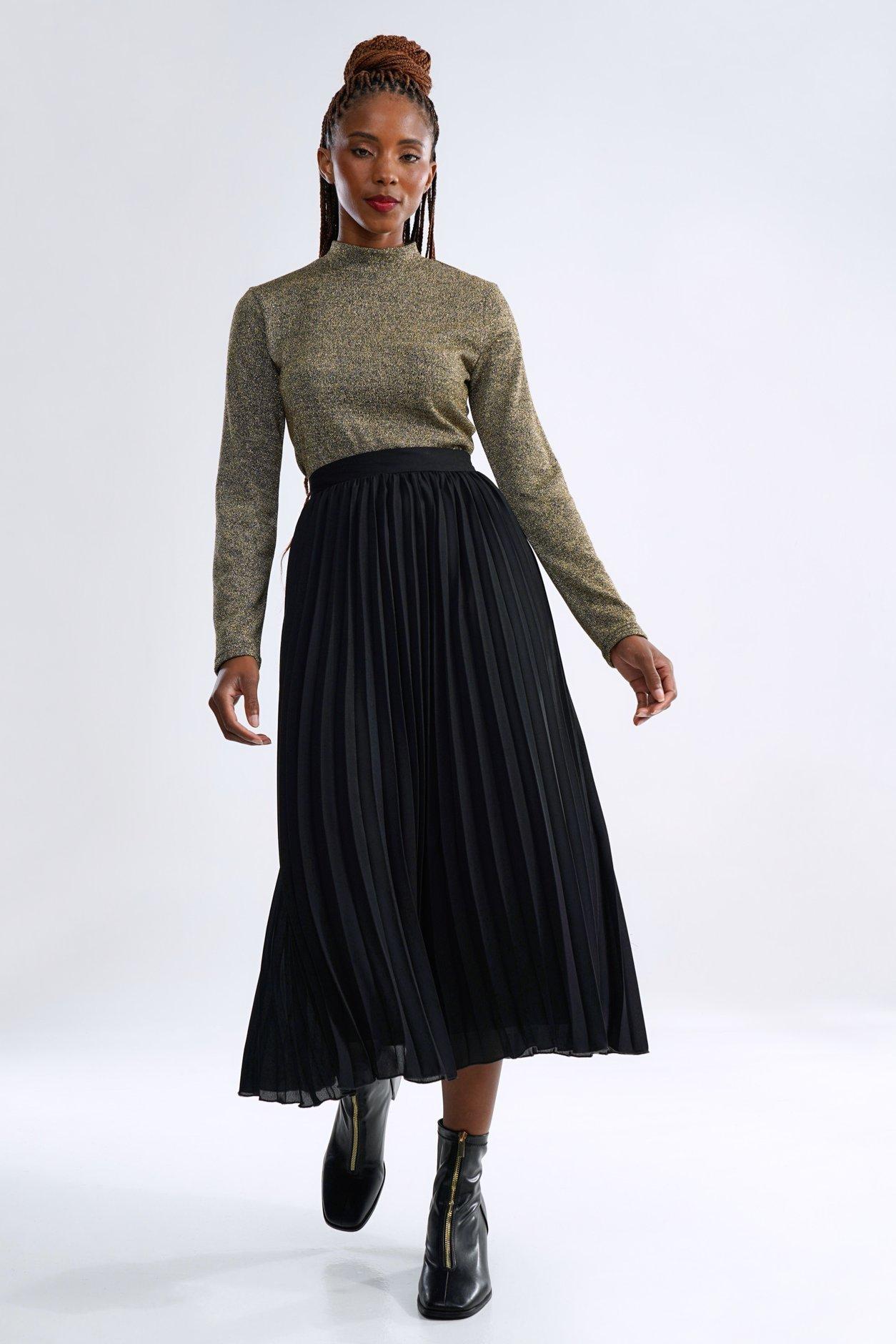 Pleated skirt mr on sale price