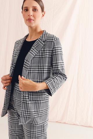 Houndstooth Blazer