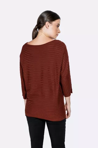 Batwing Knit Pullover