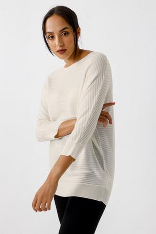 Batwing Knit Pullover