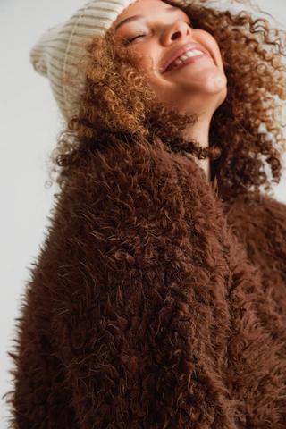 Fluffy Cardigan