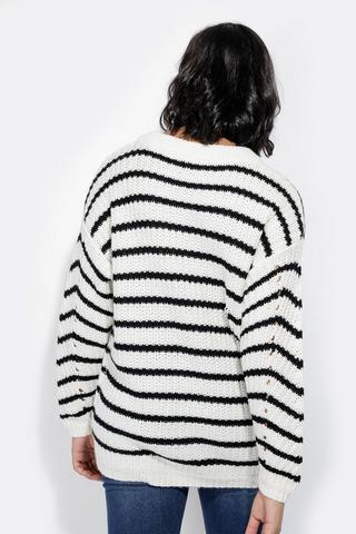 Stripe Knit Pullover