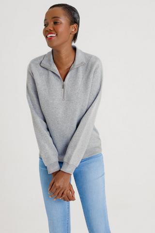 Quarter Zip Active Top