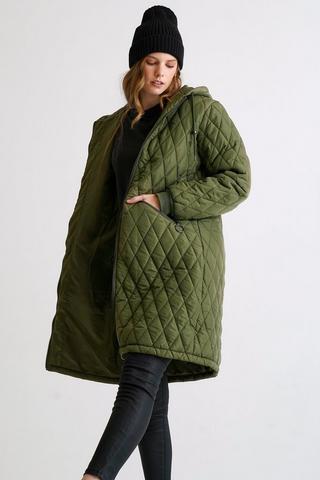 Longer Length Puffer Jacket