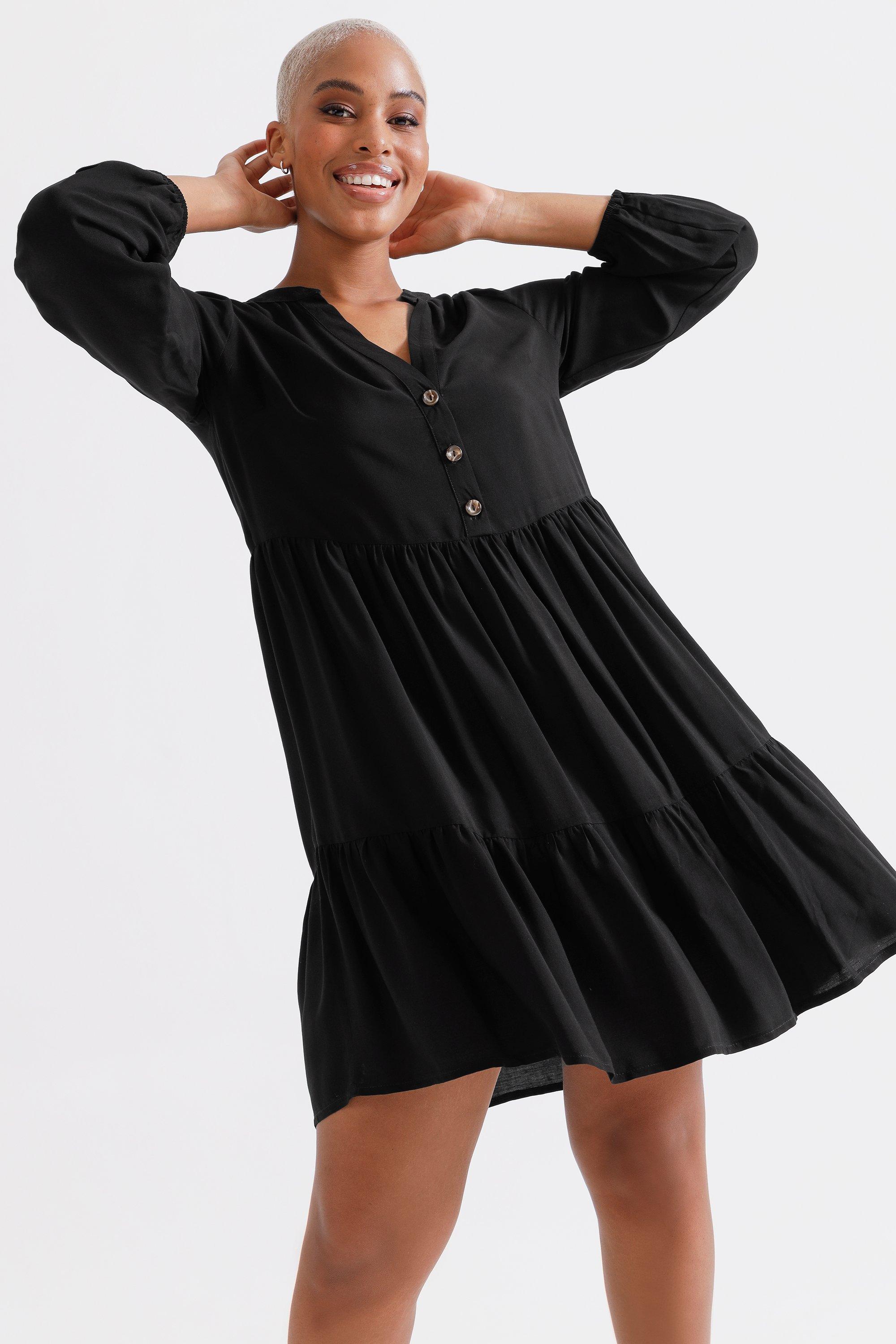 Henley Trapeze Dress