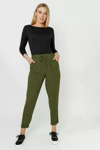 PULL ON WOVEN PANTS