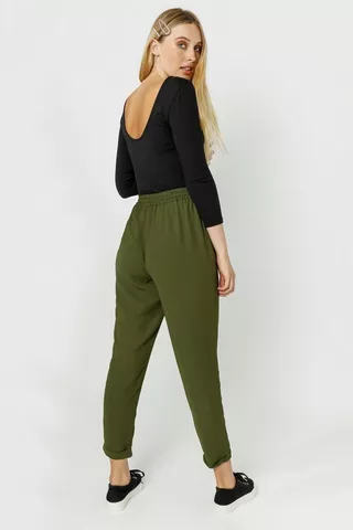 PULL ON WOVEN PANTS