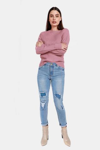 Abraised Skinny Jeans