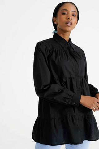 Trapeze Poplin Shirt