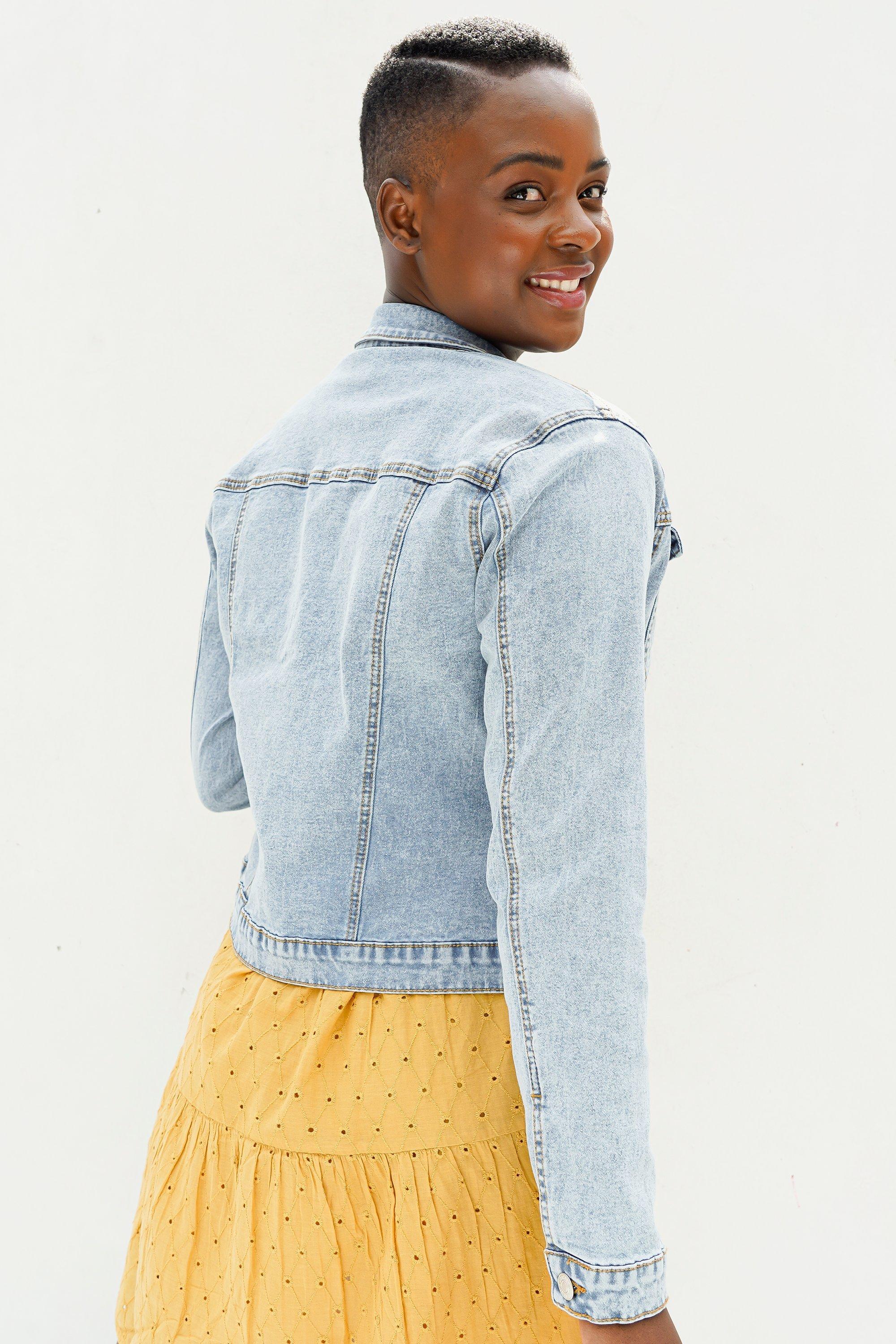 Jean jackets for shop ladies at mr price