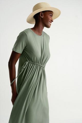 Ruched T-shirt Dress