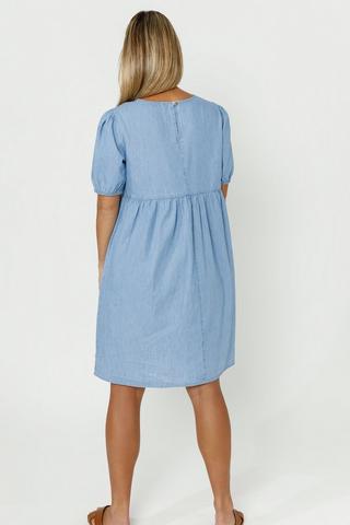 Denim Empire Dress