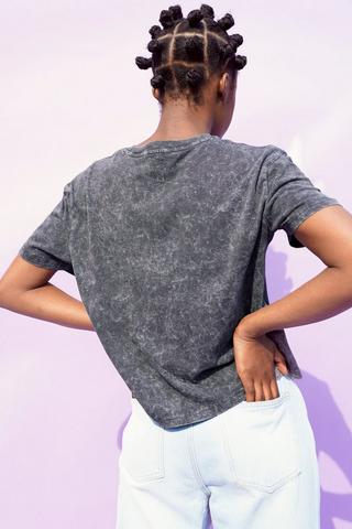 Acid Wash Boxy Tee