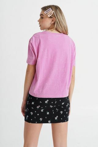 Acid Wash Boxy Tee