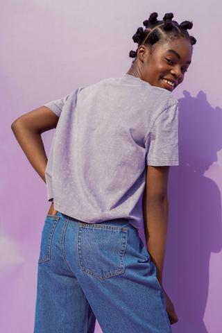 Acid Wash Boxy T-shirt