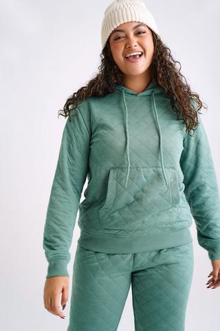 Quilted Hoodie 