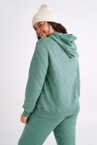 Quilted Hoodie 
