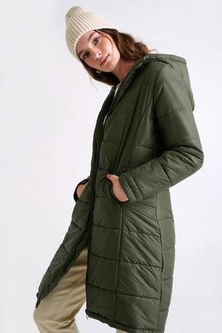 Longer Length Puffer Jacket