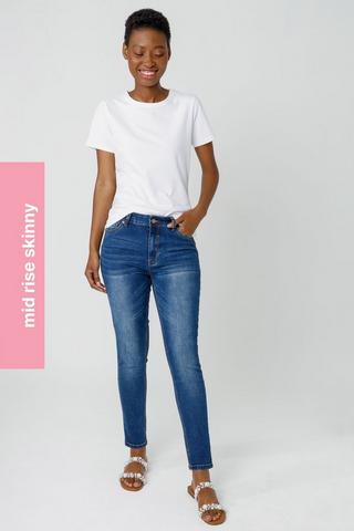 Mid Rise Skinny 