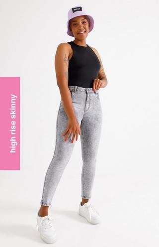 High Rise Skinny Jeans