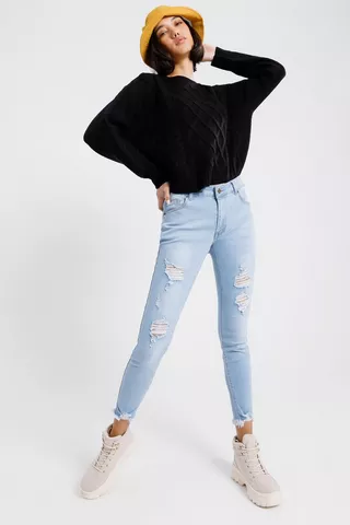 Low Rise Skinny Jean