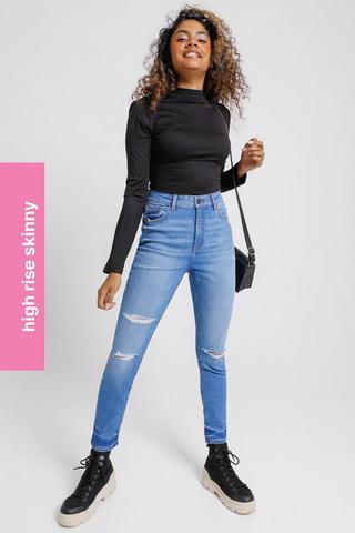 Premium High Rise Skinny Jeans