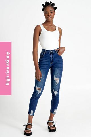 High Rise Skinny Jeans