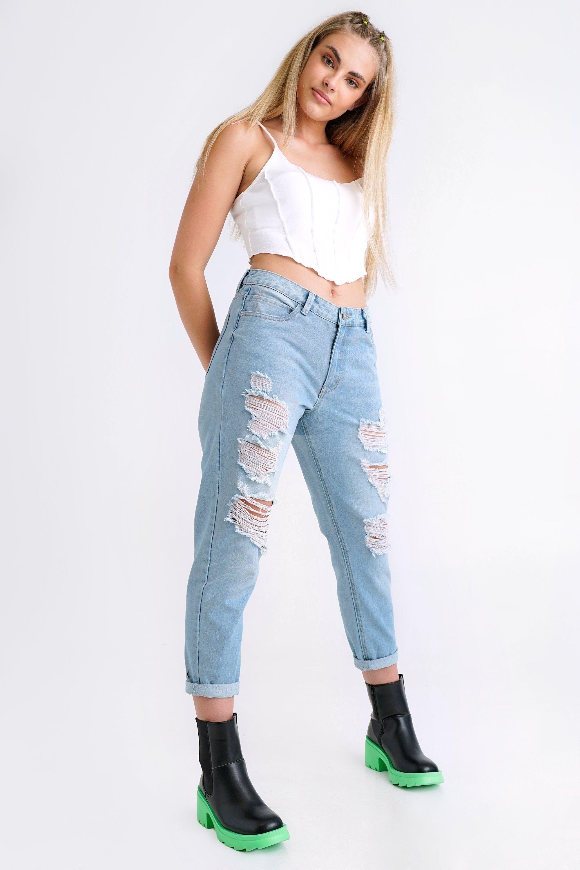 Ripped jeans by Oakridge Mr Price  Boyfriend denim, Ripped jeans