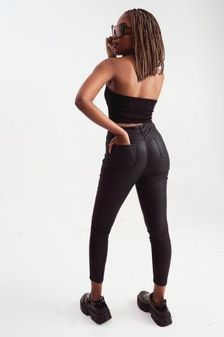High Rise Coated Skinny