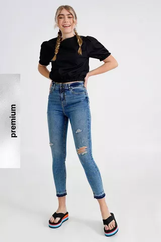 Premium High Rise Skinny Jeans