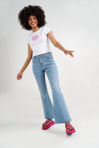 60's bell clearance bottom jeans