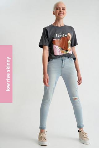 Low Rise Skinny Jeans